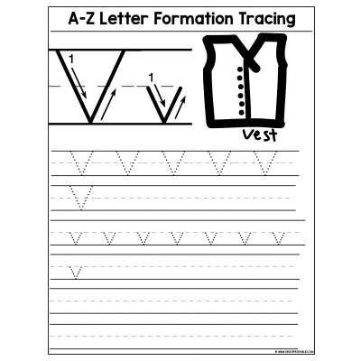 Free Alphabet Practice A-Z Letter Worksheets